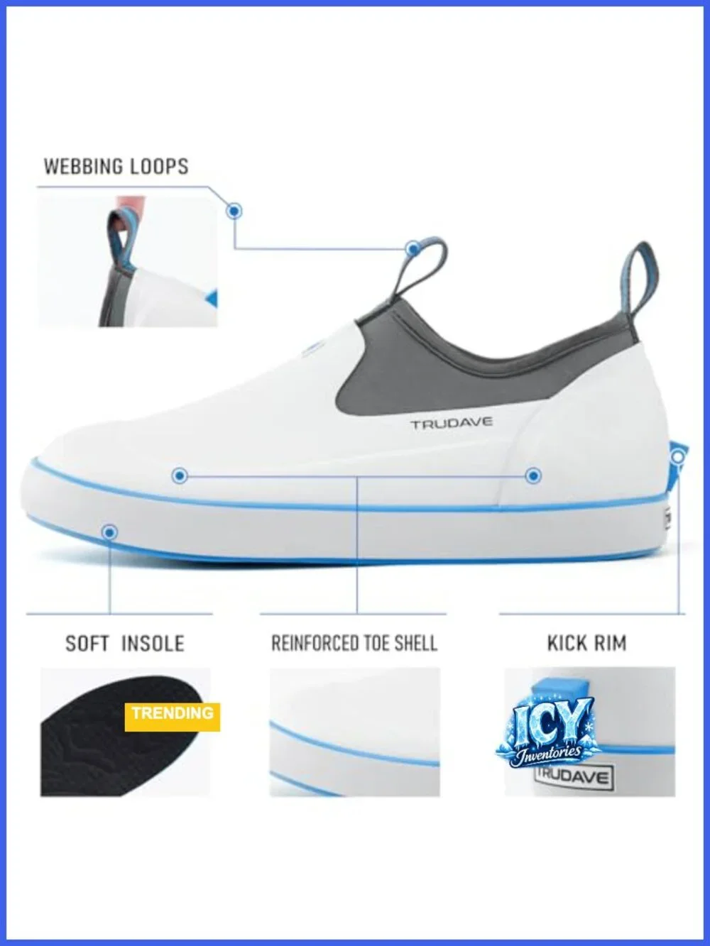 Waterproof Rain Boots for Men, Anti-Slip Ankle Boots for Outdoor & Fishing